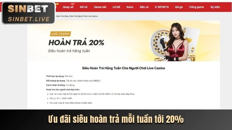 Thưởng nạp lại mỗi ngày tại Xibet Nhà Cái Casino